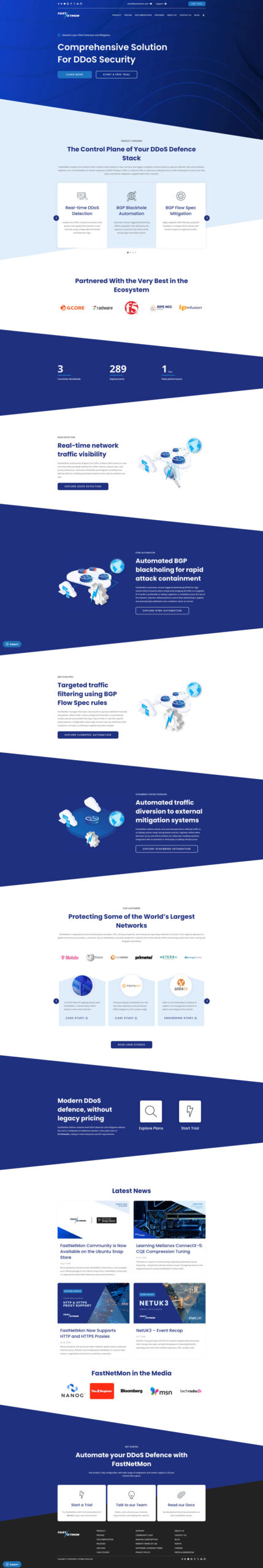 FastNetMon website