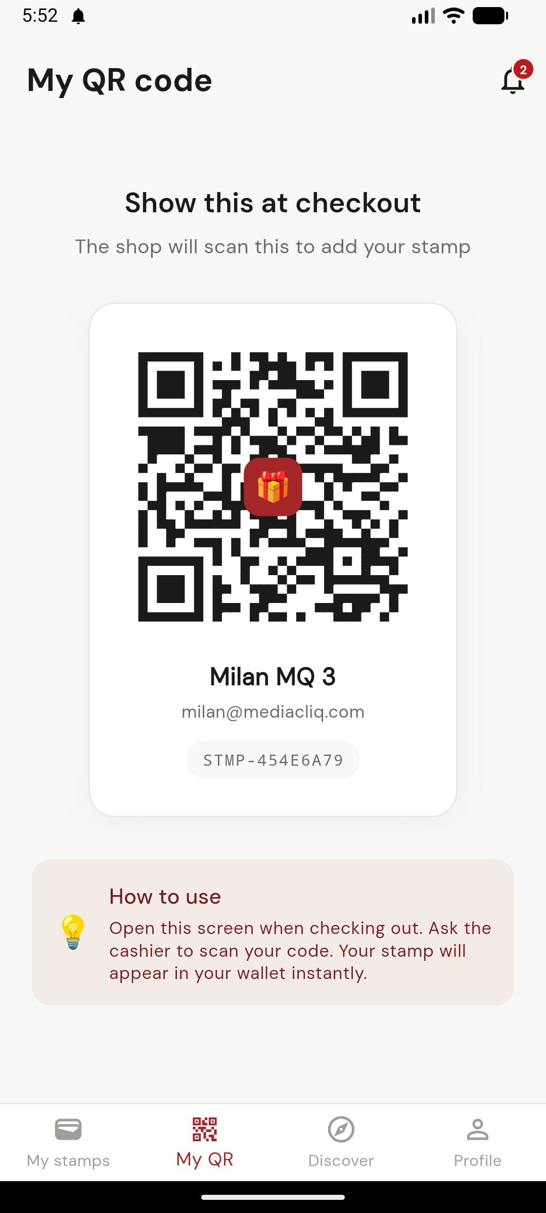 Temly app screen 3